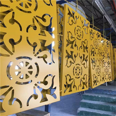 কেনা ধাতু অ্যালুমিনিয়াম perforated প্রসাধন বহিরাগত দেয়াল আচ্ছাদন প্যানেল online manufacture
